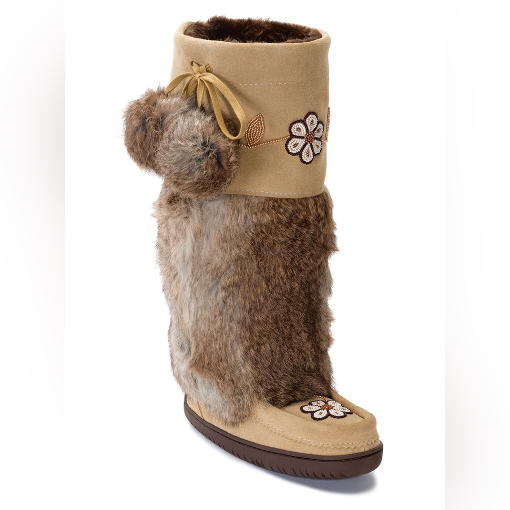 Manitobah Beaded Tall Metis Mukluks